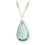 Thumbnail: Large Green Amethyst Drop with Rondelles