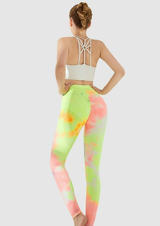 Thumbnail: Leggings & Tights  Tie Dye High Waist Yoga Leggings