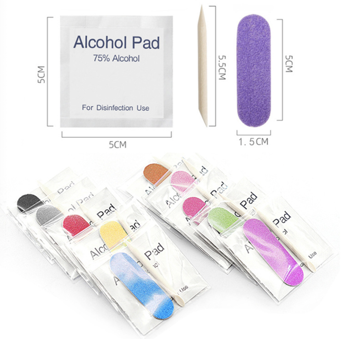 Press On Nail Prep Kit - Pink