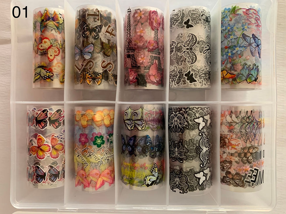 Thumbnail: Nail Foil Paper 10pc