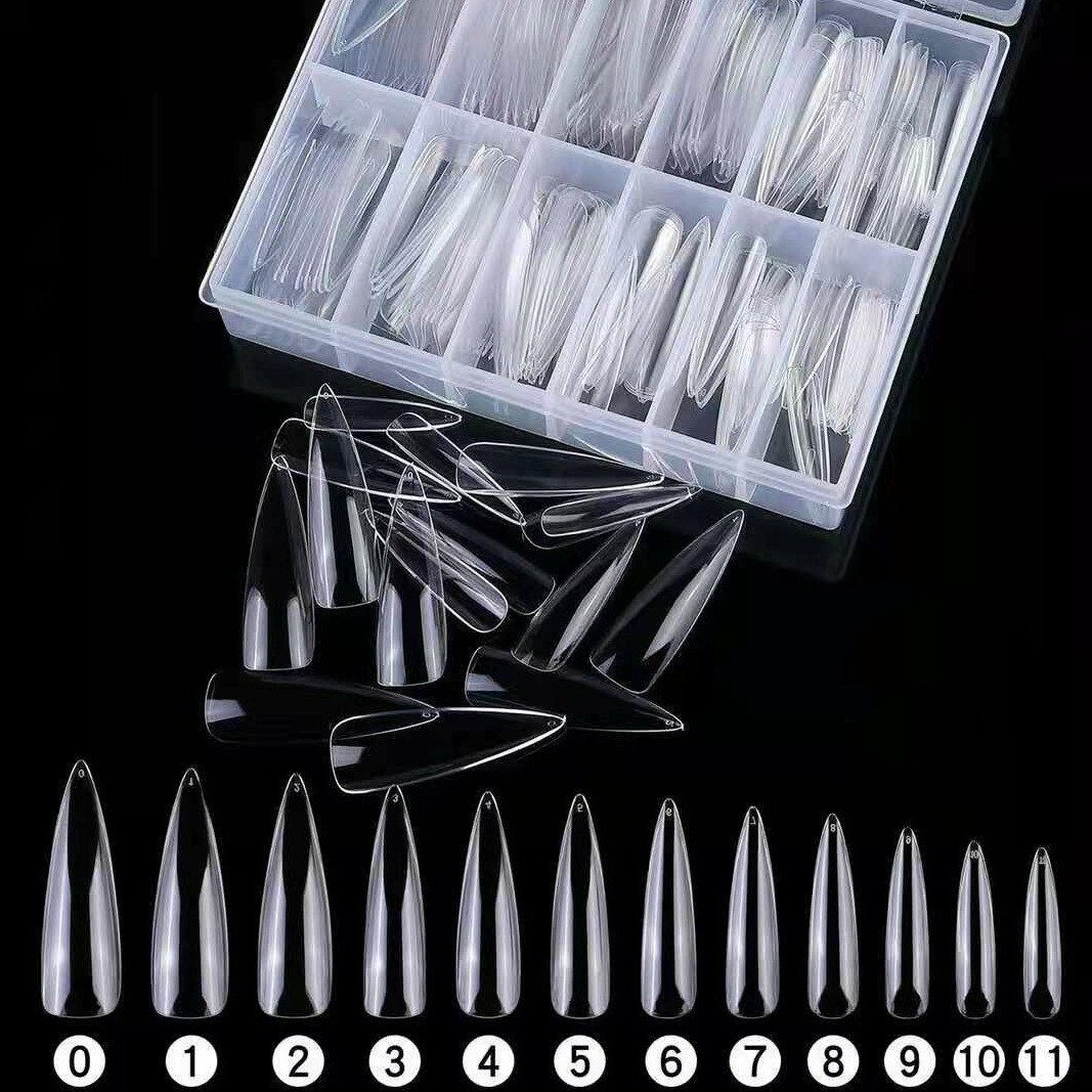 Full Cover Stiletto Tips 100Pc