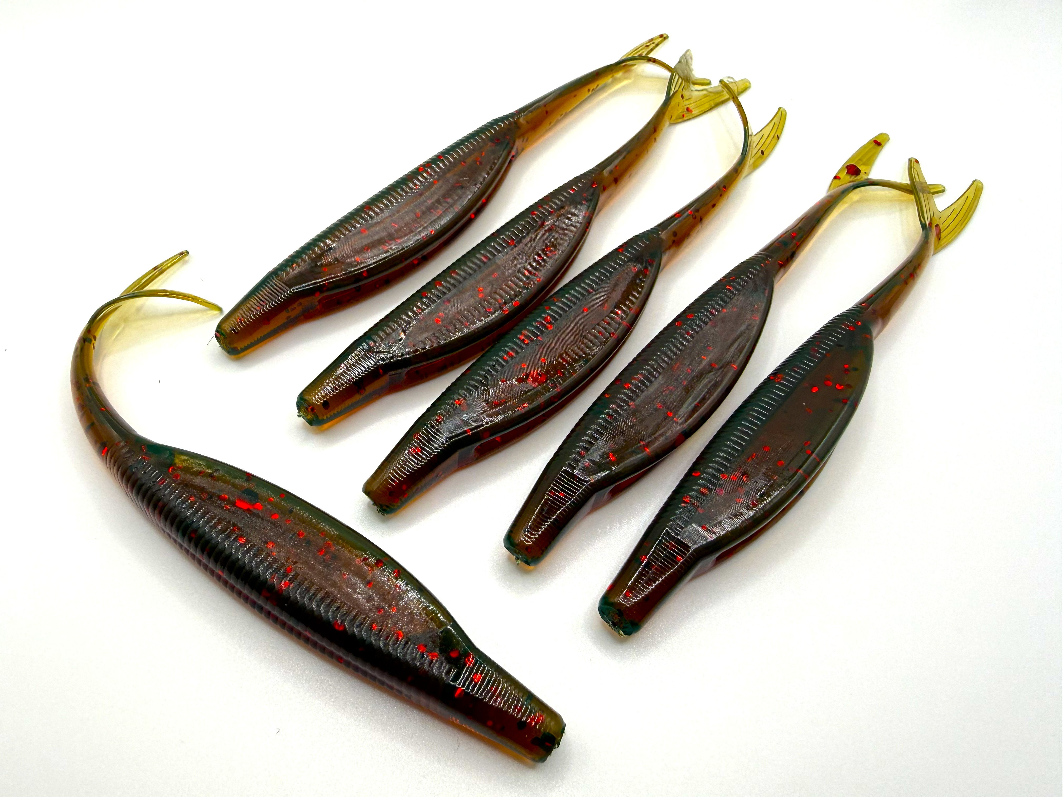 Motor Oil 5" Jerk Shad