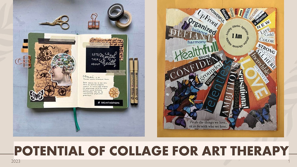 Potential of collage for art therapy
