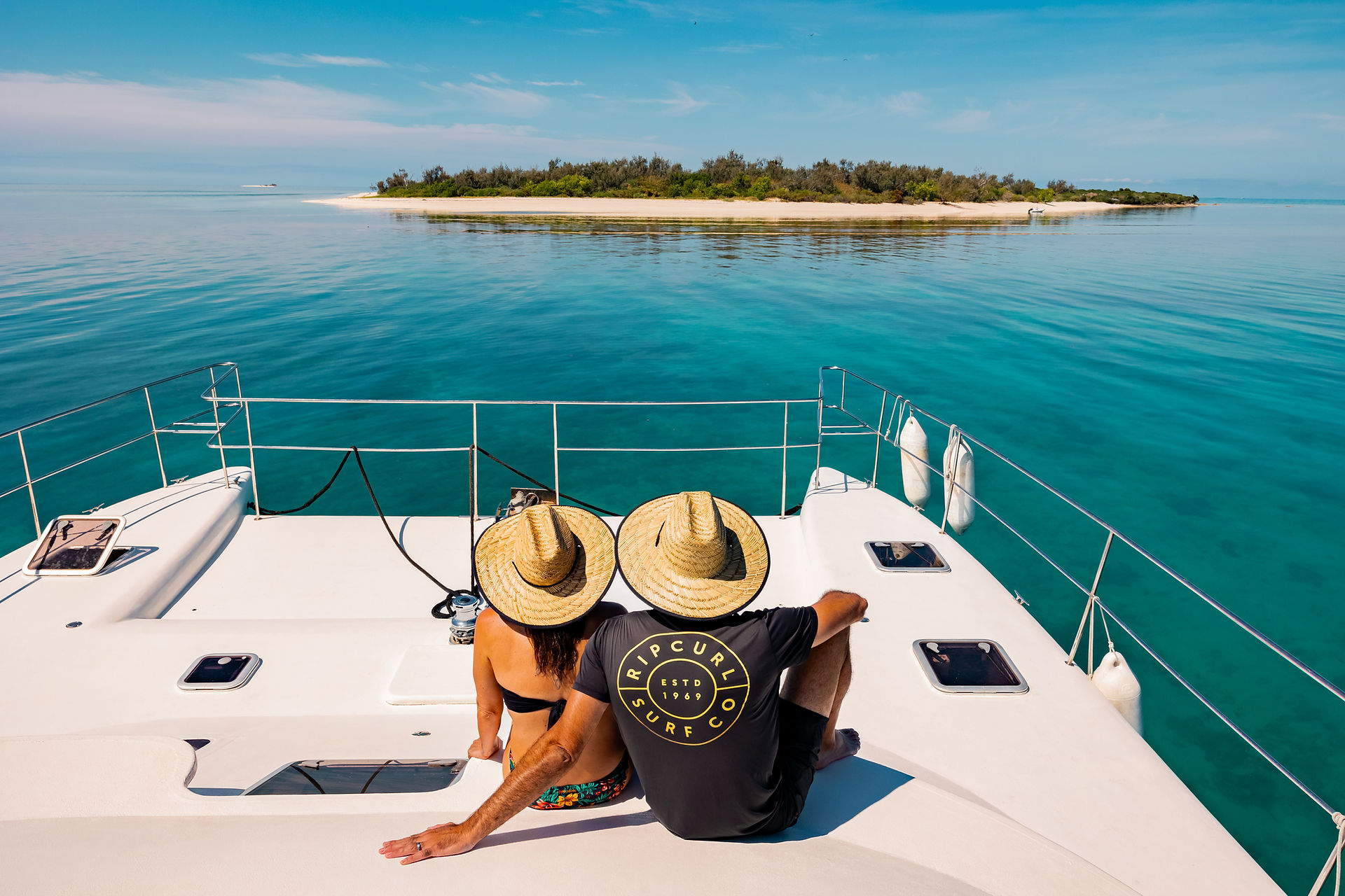 turtle island private catamaran rental