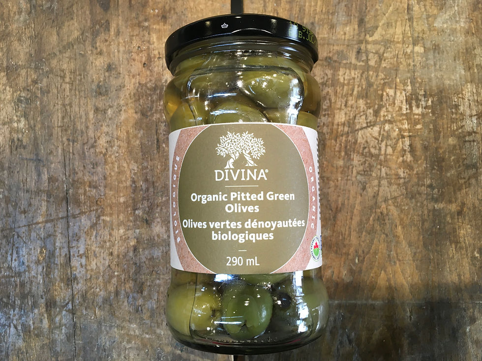 Olives Green Pitted - Divina 290 ml