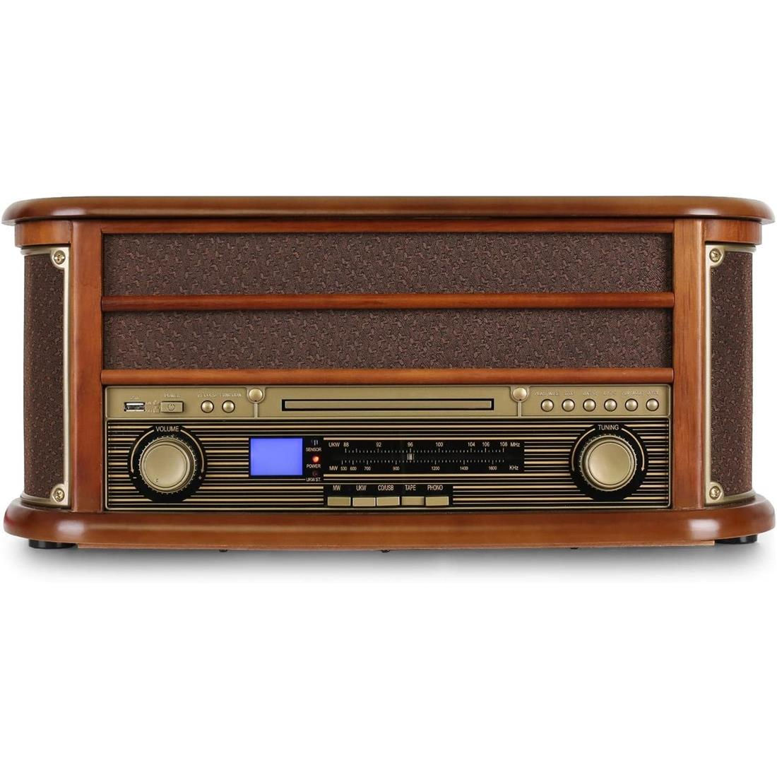 REPRODUCTOR VINTAGE ROADSTAR | TOCADISCOS | RADIO | BLUETOOTH | CD