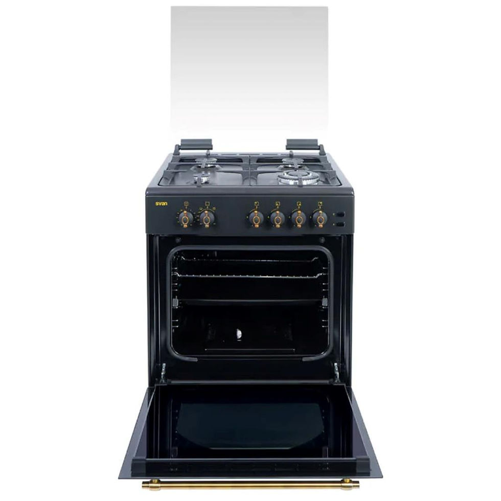 Miniatura: COCINA DE GAS RÚSTICA SVAN SKGW4600RN 4F + HORNO | 60CM