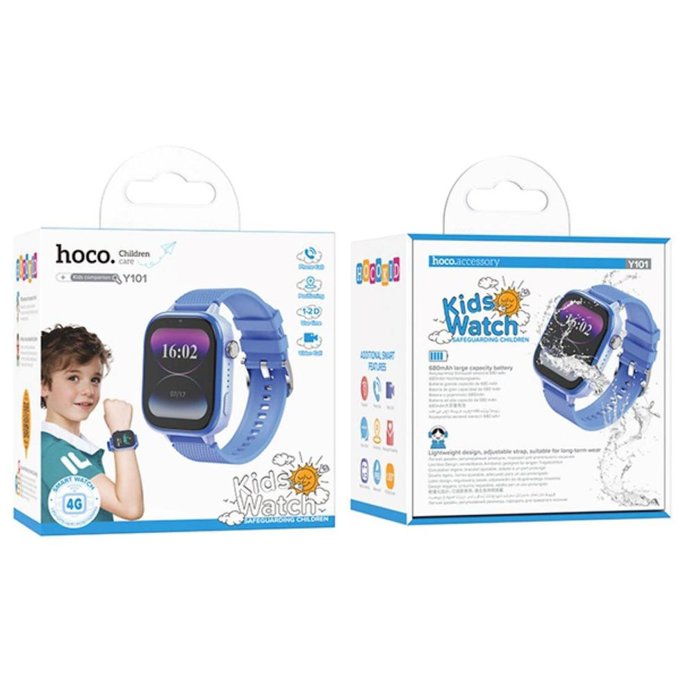 Miniatura: HOCO Y101 4G SMARTWATCH PARA NIÑOS CON SIM Y GPS