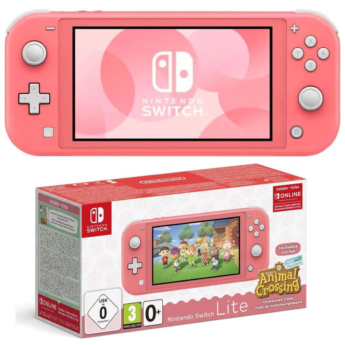 NINTENDO SWITCH LITE ANIMAL CROSSING ISABELLE/TOMMY ALOHA EDITION
