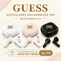 Auriculares GUESS en tonos elegantes.png