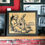 Thumbnail: Rustic pyrography of Ukrainian bandura, handmade birch wood décor piece.