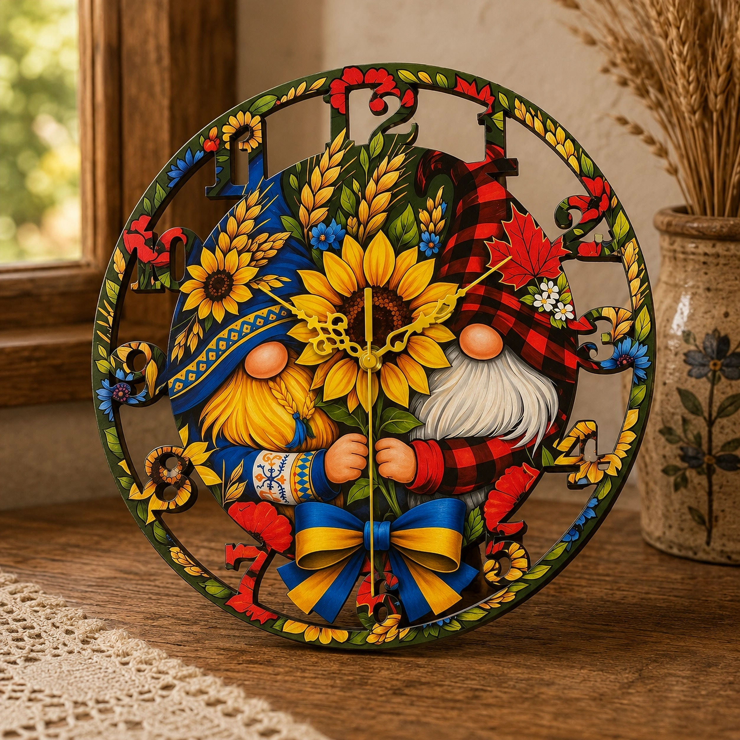 Ukrainian wall clock