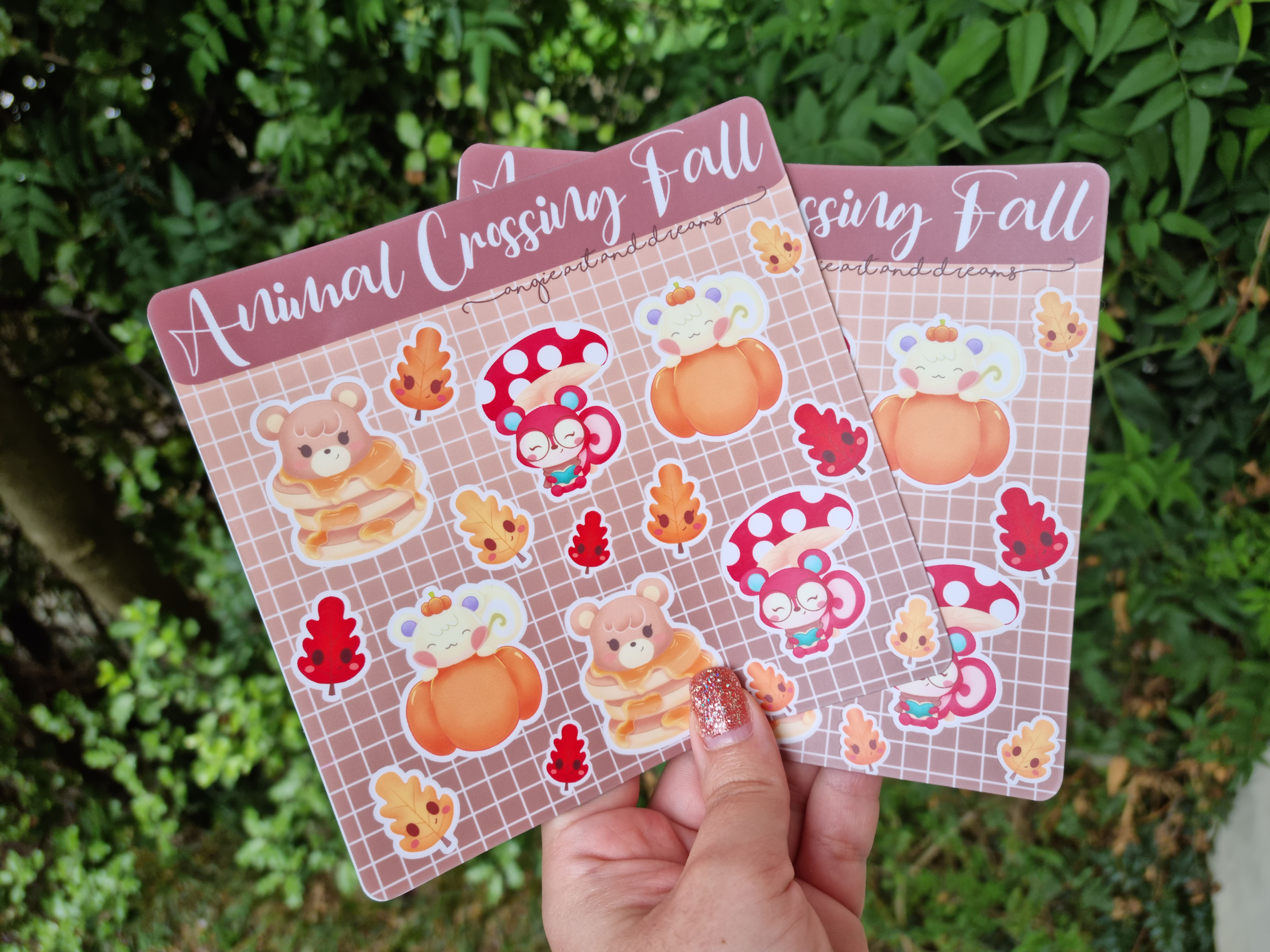 Animal Crossing Fall Stickers