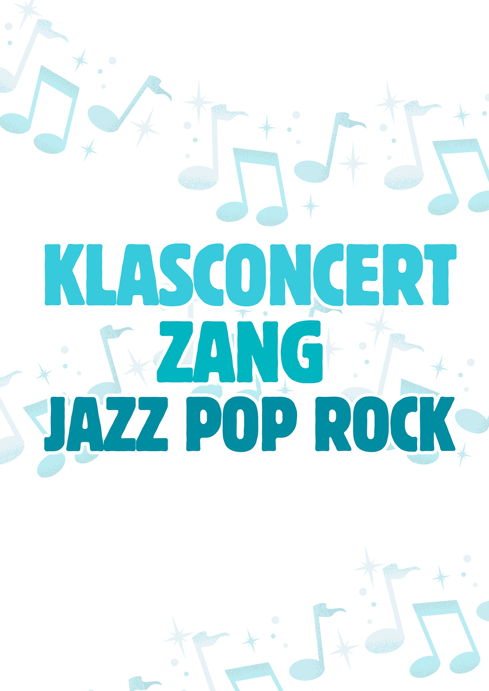 Klasconcert Zang Jazz Pop Rock