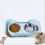 Thumbnail: Pet Prep Stainless steel Cat face double bowl 