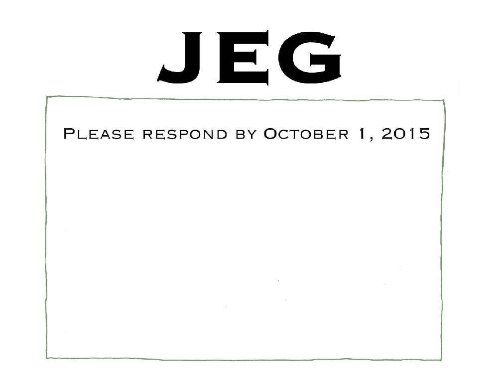 Watercolor Tree Response Card