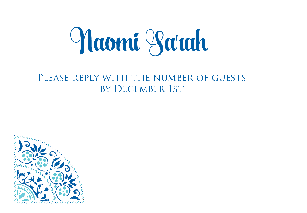 Filigree Response Card