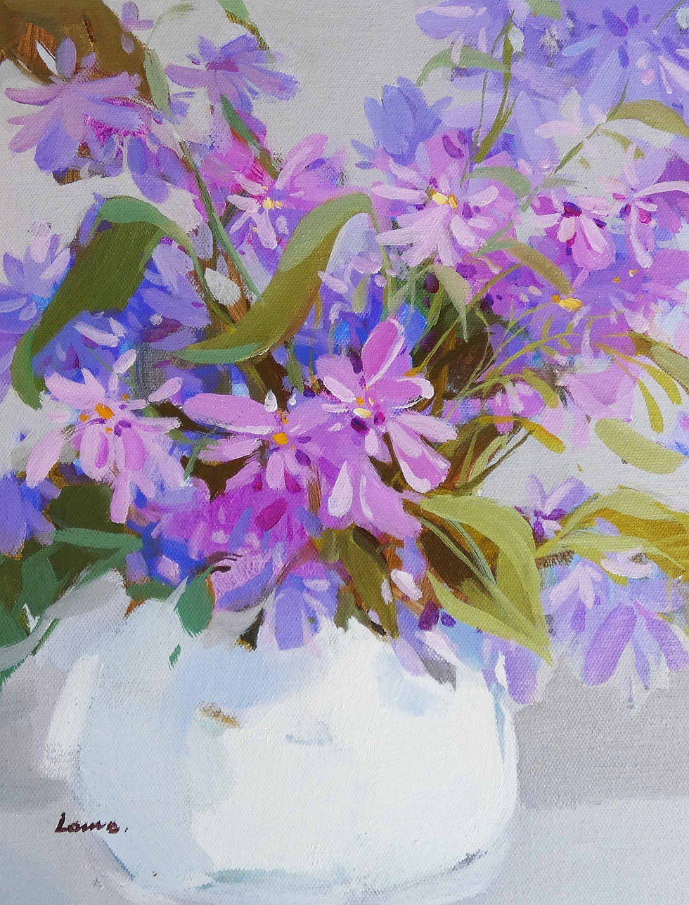 Lavender & White by Laura