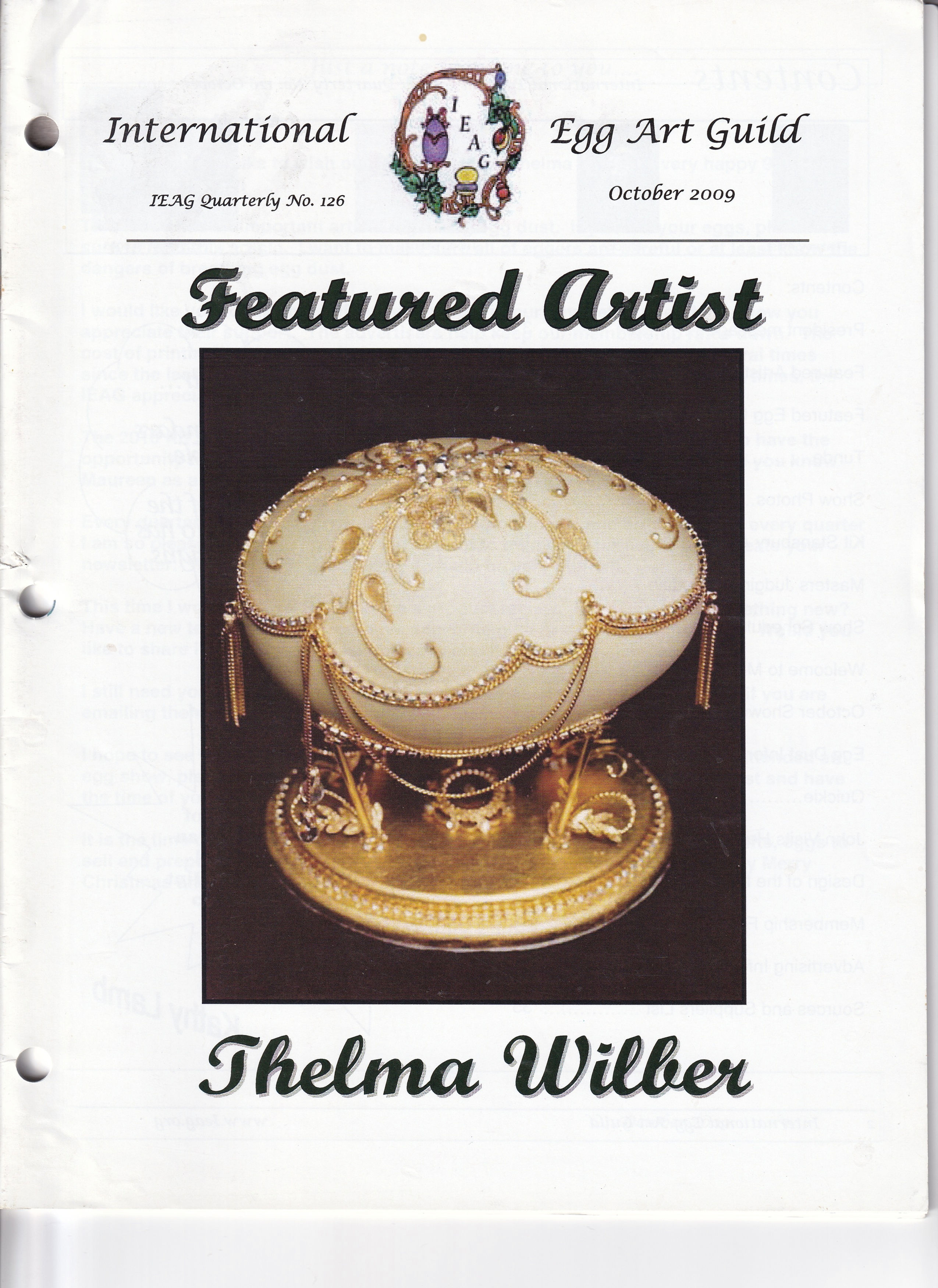 IEAG Magazine October 2009