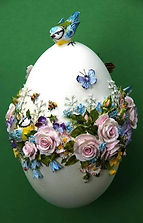 mixed media egg