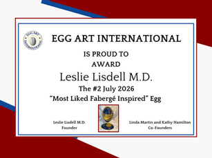 July 2026 Egg of the Month Winners Certificates