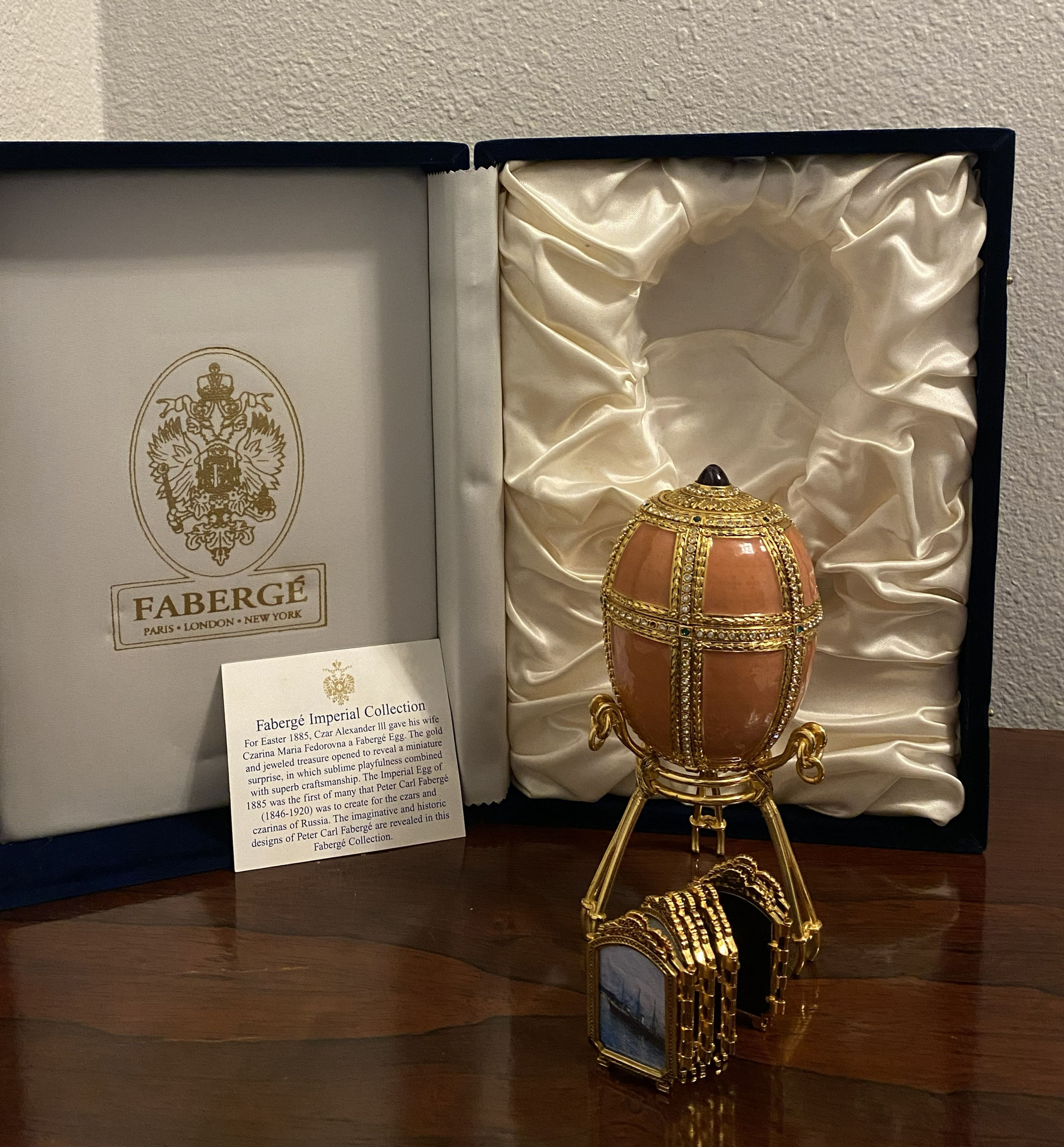 Fabergé Enamel Guilloché Collection – Imperial Danish Palace Egg (#68-P)