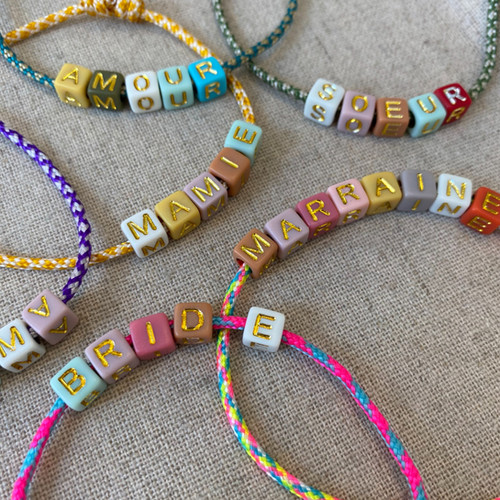 Bracelet coulissant (mot) constancel