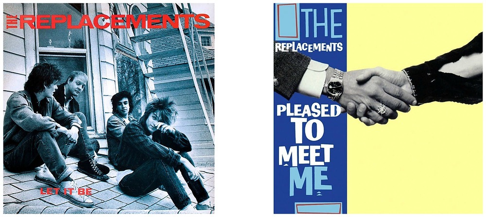 The Replacements Let It Be and Pleased To Meet Me. Cover photos by Daniel Corrigan.