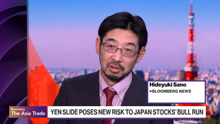 Bloomberg analyst talking about the Japanese yen weakness.