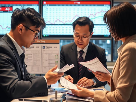 Wix AIに「日本の調査結果を分析する人々」というプロンプトを入れ、フォトリアリスティックフィルターを使用した生成AI画像