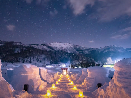Nagano snow dome dining at Restaurant Kamakura Village