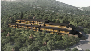 Alila Sengokuhara Hakone arial CG rendering view