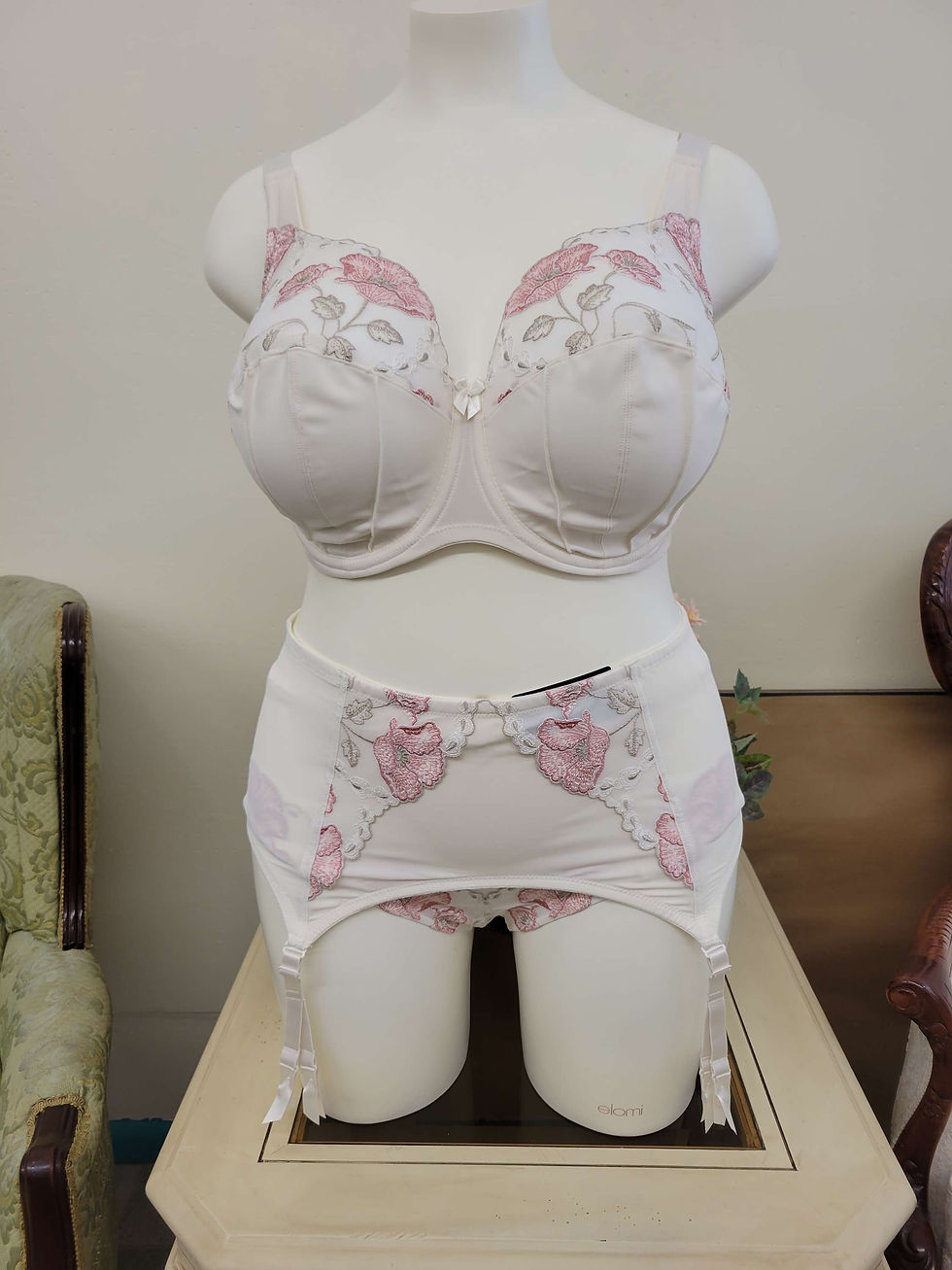 Thumbnail: Elila Antique White Garter Belt
