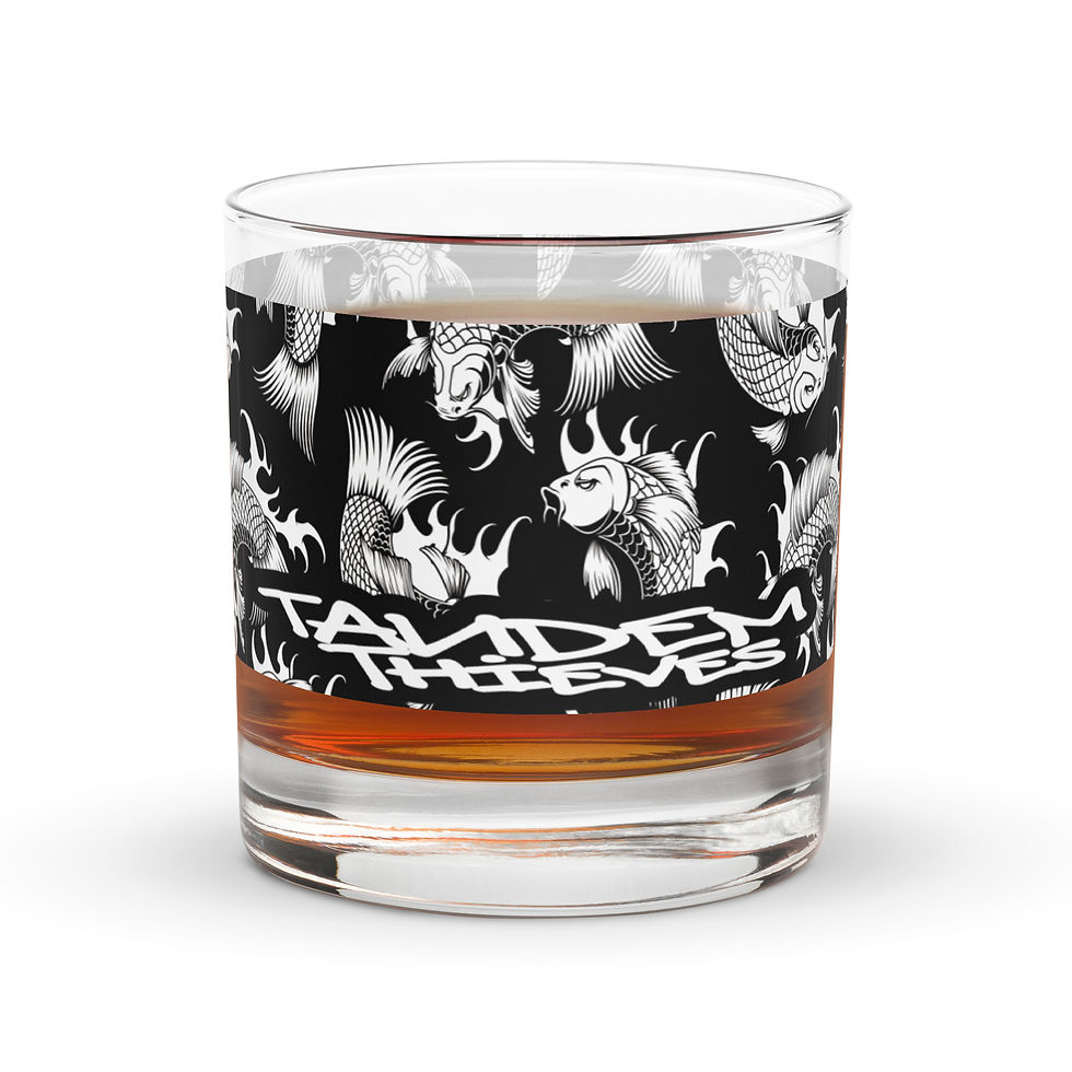 Thumbnail: Tandem Thieves Koi (on the) Rocks glass