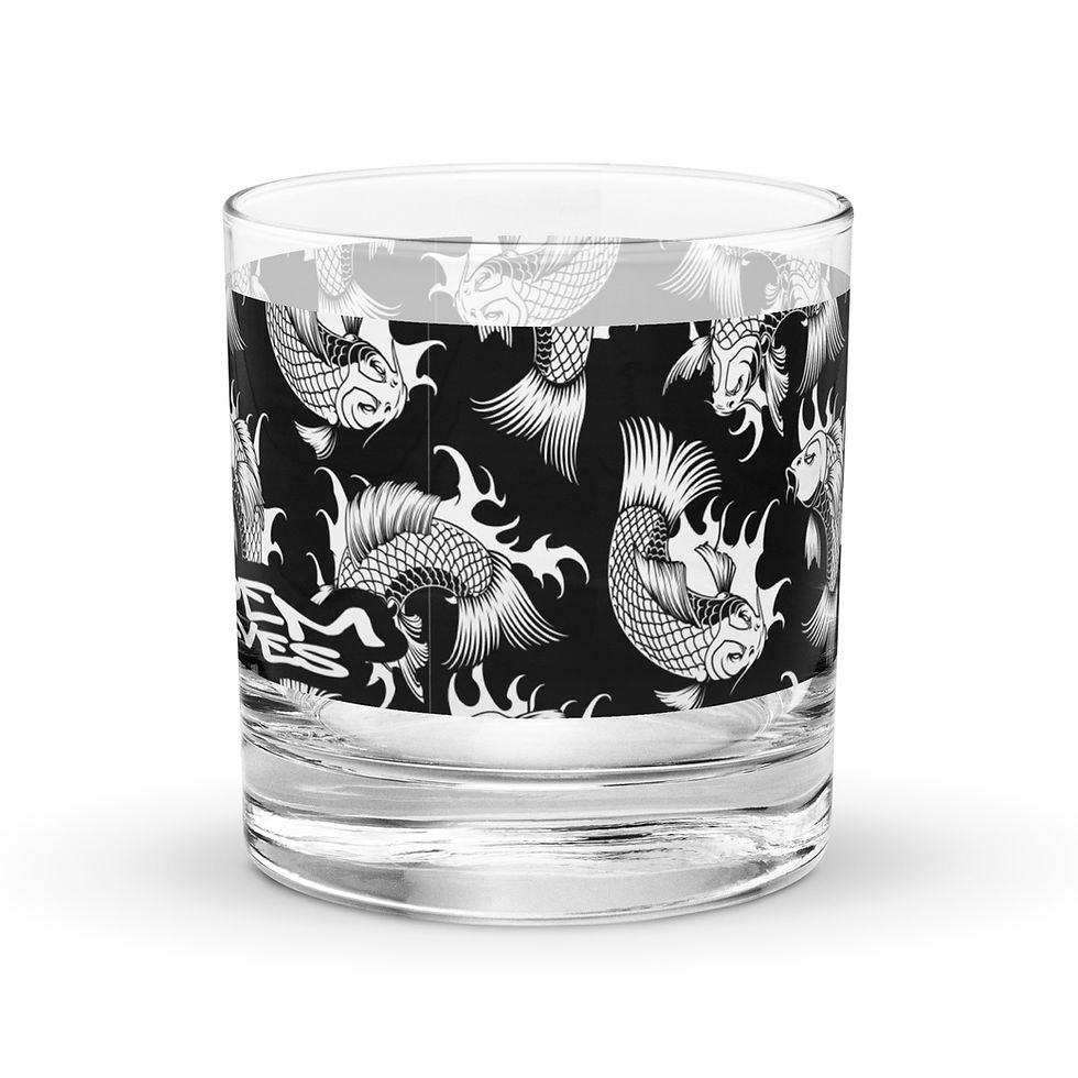 Thumbnail: Tandem Thieves Koi (on the) Rocks glass