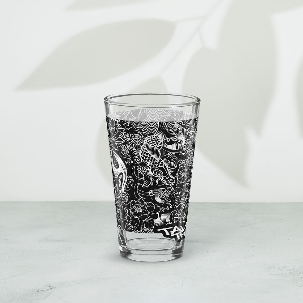 Thumbnail: Tandem Thieves Goblins n' Koi shaker pint glass
