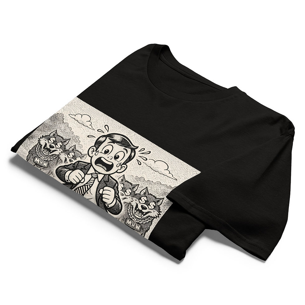 Thumbnail: Money Hungry Wolves - "Run from the Pack"  tee