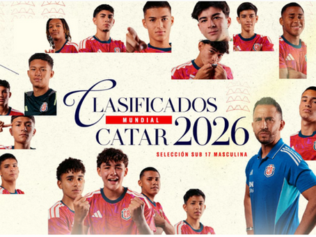 La selección nacional sub-17 Masculina regresa a una gesta mundialista. Qatar 2026 les espera.🇨🇷🇨🇷