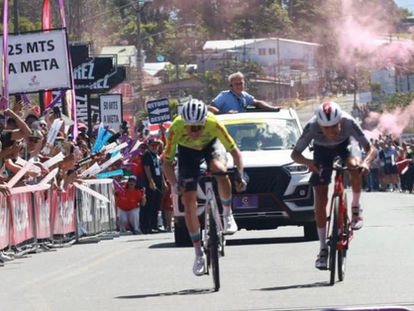 Luis Daniel Oses es el ganador de la etapa 9 de la vuelta Ciclística internacional a Costa Rica.