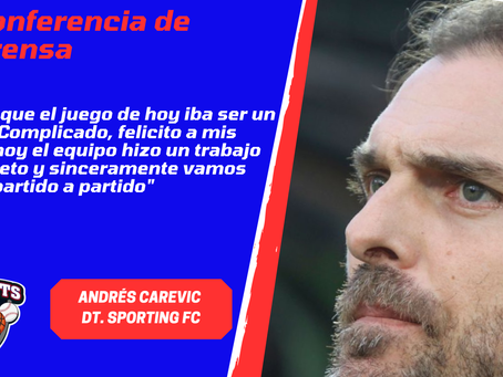 Conferencia de Prensa Sporting