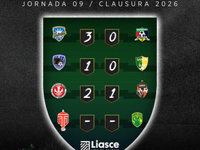Finaliza la jornada 9 de la Liga de ascenso.
