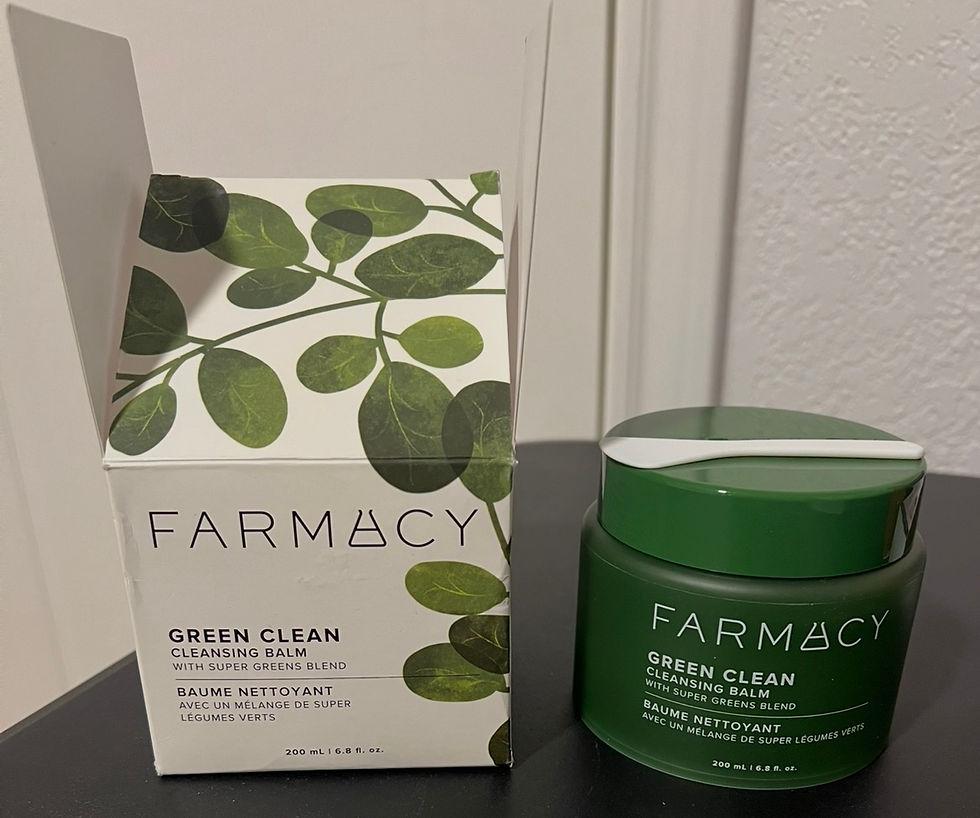Thumbnail: Farmacy Green Clean Cleansing Balm 200ml/6.8 oz Makeup Remover+ Spatula Open Box