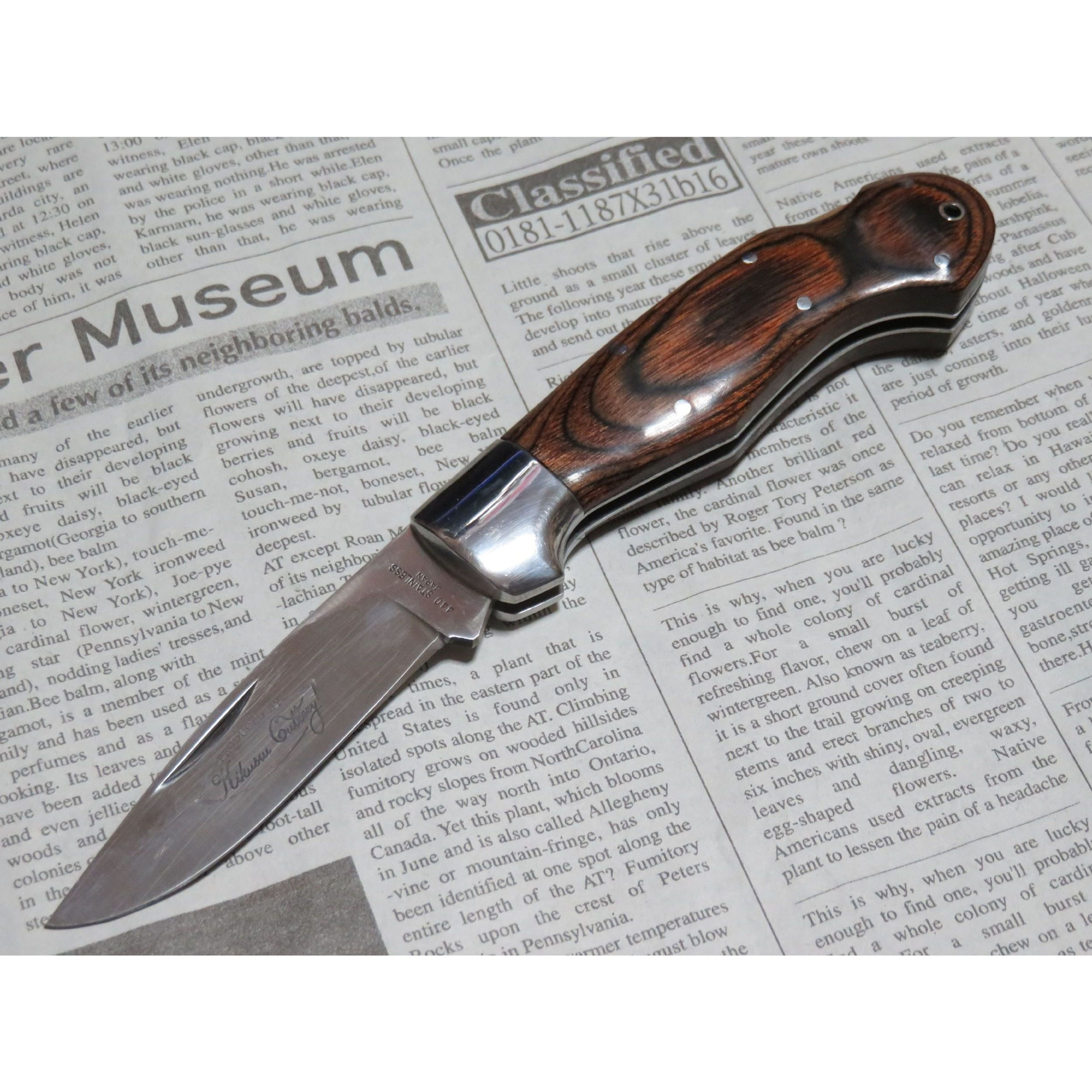 関菊水刃物[OLD SEKI]フォールディングナイフ バックロック式