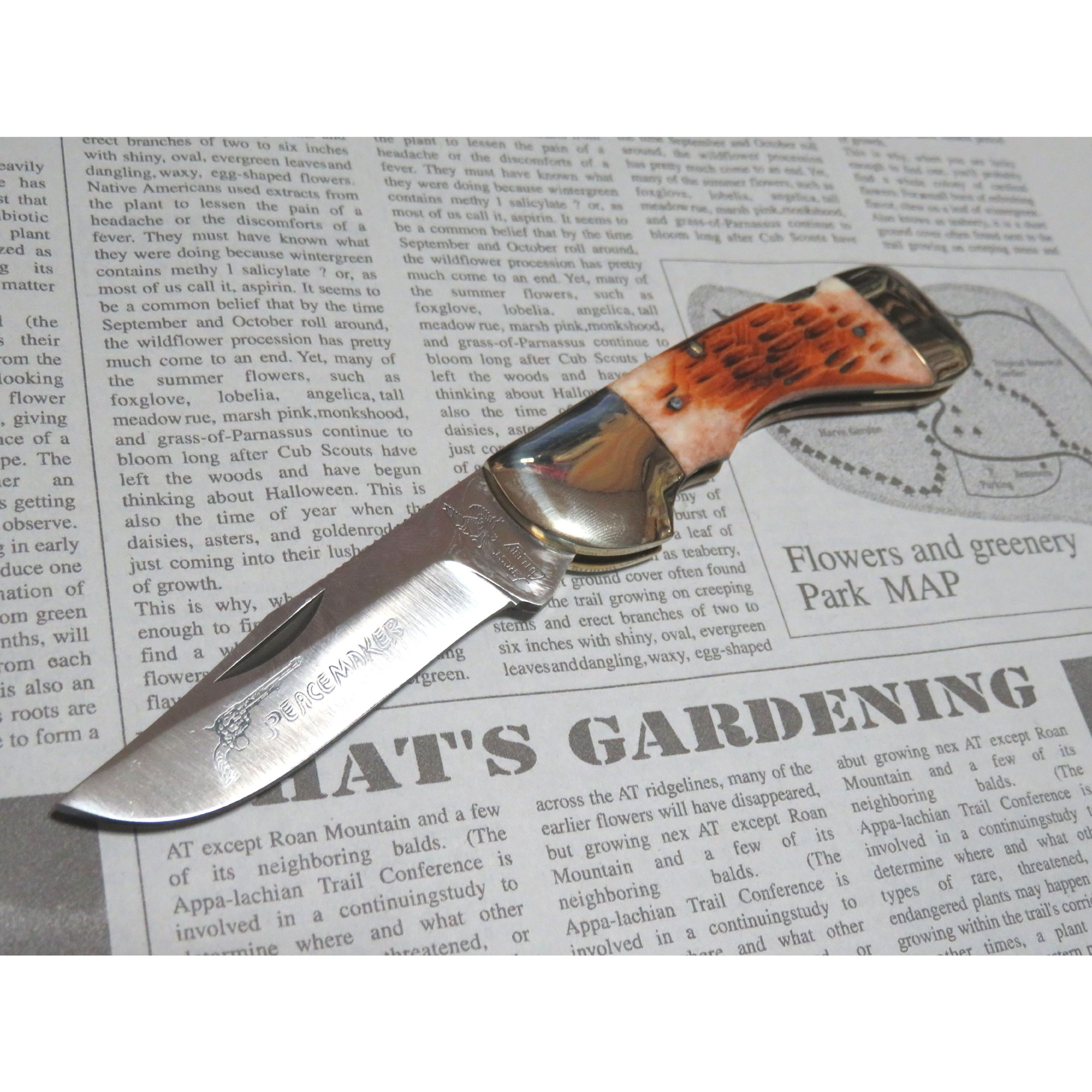 IMAX(OLD SEKI)フォールディングナイフ@ジグドボーングリップ