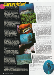 Award winning underwater photographer and children’s book Author, Troy Mayne from Oceanic Imagery in his Dive Column, Dive Magazines, and Magazine covers. Vanuatu Diving.