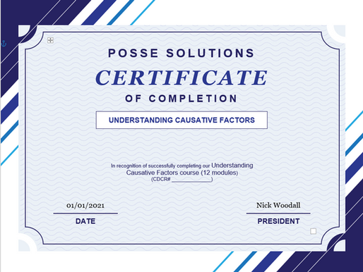 Understanding Causative Factors Certificate Course