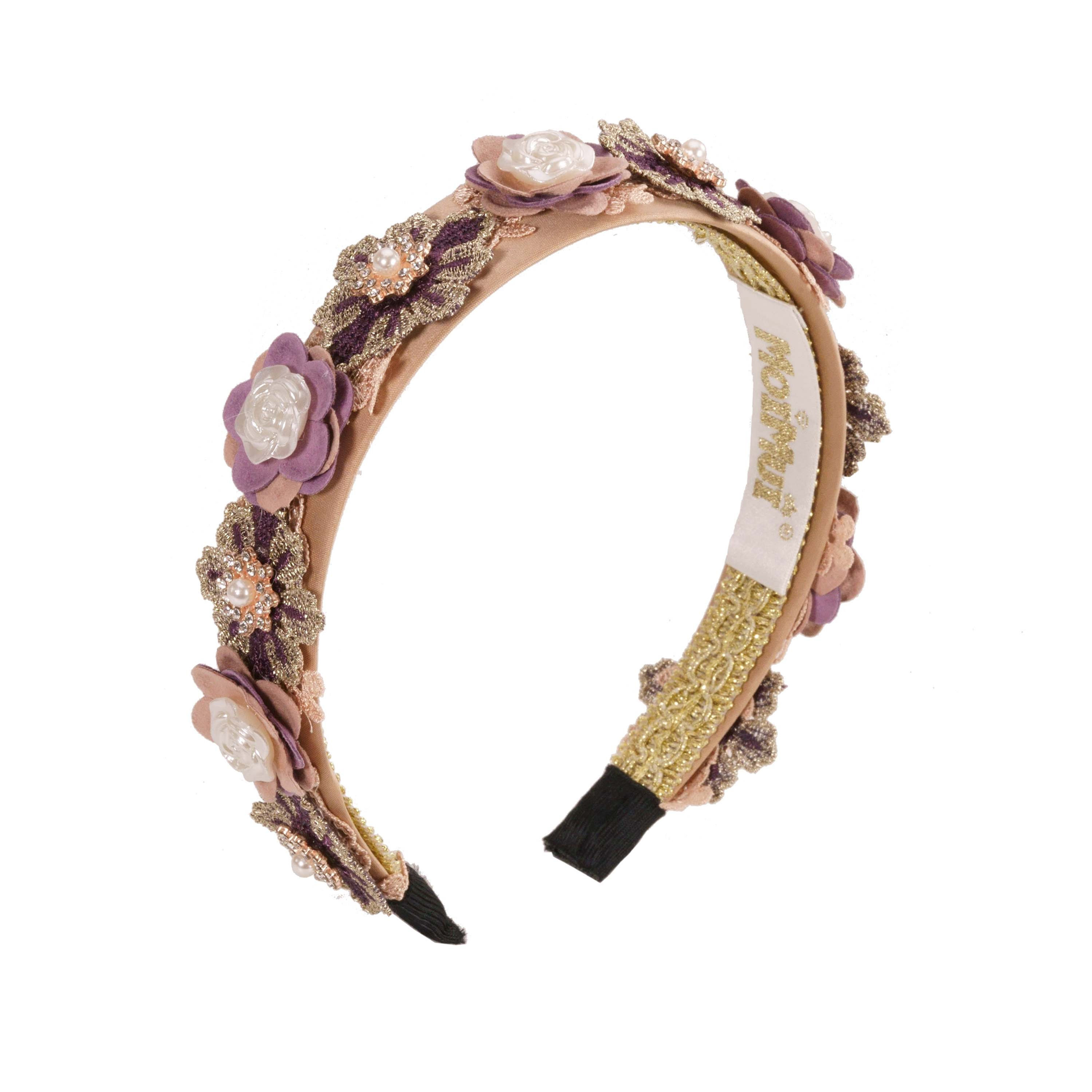 Opera Mauve Blossom Headband