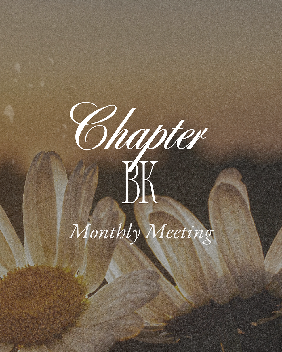 Chapter BK Meeting