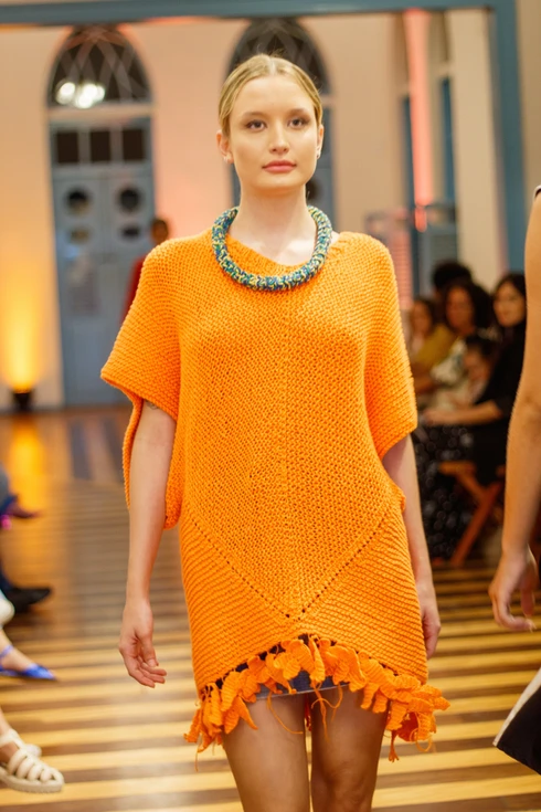 Vestido de tricô