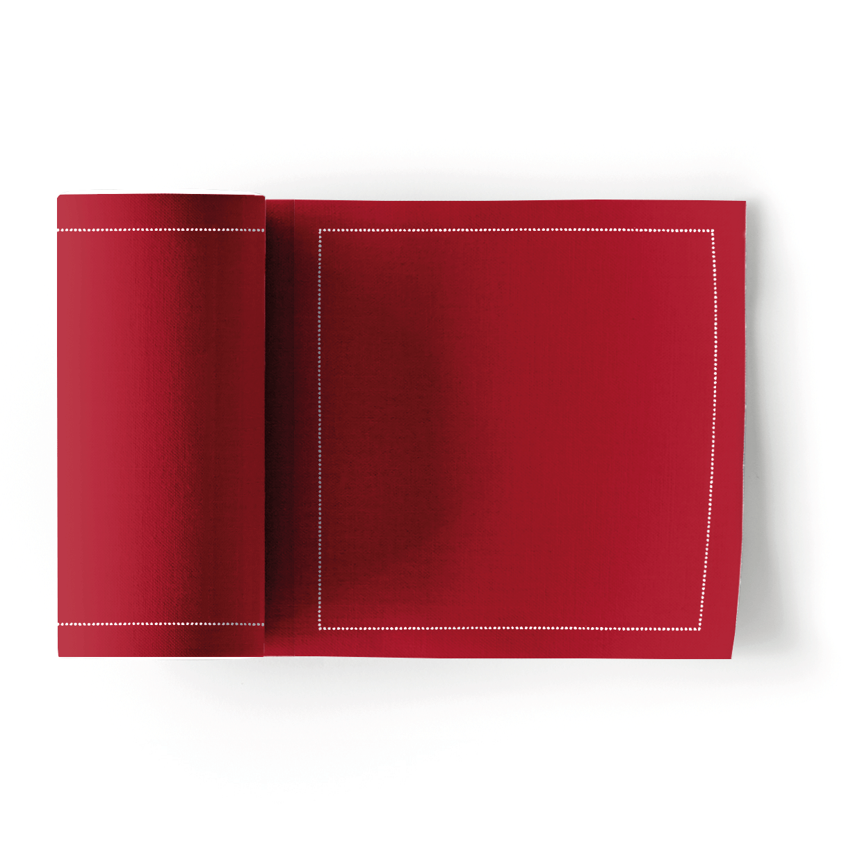 Guardanapo ALGODÃO MYDRAP em rolo 11X11 50UN cor VERMELHO CARMIM